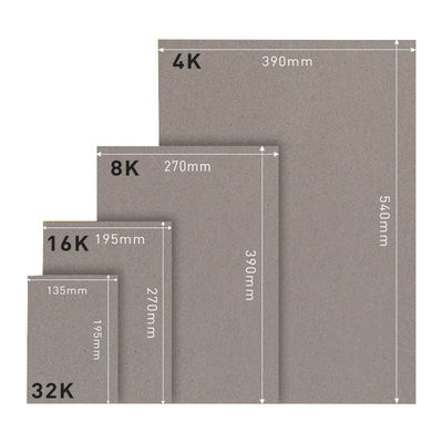 Κίνα Manufacture Board Υψηλής ποιότητας παχιά φύλλα χαρτονιού Γκρι χαρτόνι