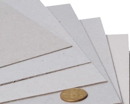 0.9mm-3mm Γκρίζο χαρτόνι Ανακυκλωμένο ξύλινο χαρτόνι