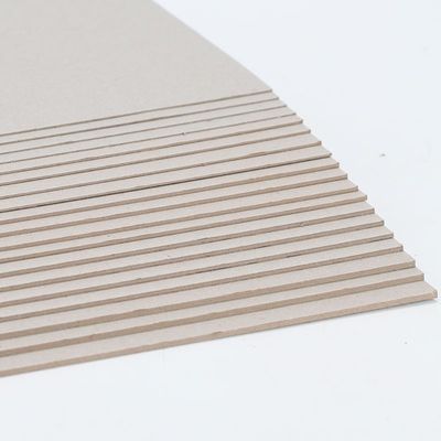 1mm 1.5mm 2mm Γκρι φύλλα χαρτονιού Αντι-Κουρλ Ντουπλέξ χαρτόνι με μονομερή επικάλυψη