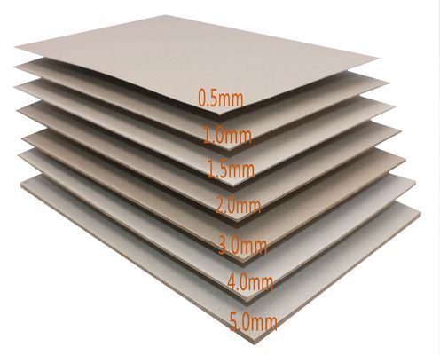 Μεγάλα φύλλα Γκρι Κάρτο Χαρτί Γκρι Κάρτο 1200gm Γκρι Κάρτο Εργοστάσιο