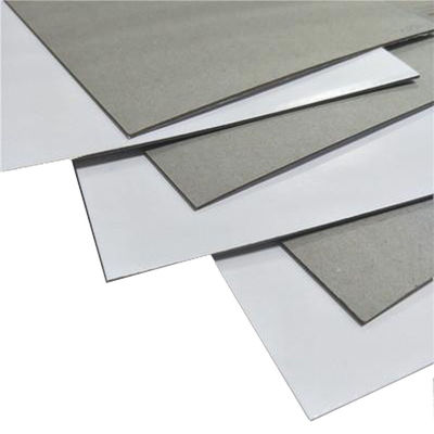 Λύση συσκευασίας Γκρι Back Duplex Board Ελαφρύ ξύλινο χαρτοπολτό Προσαρμόσιμο