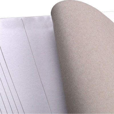 Ελαστική επιφάνεια επικαλυμμένη με χαρτί Duplex Board με γκρι πίσω OEM ODM υπηρεσία