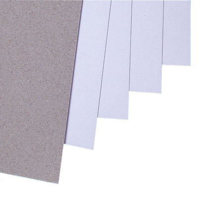Ελαστική επιφάνεια επικαλυμμένη με χαρτί Duplex Board με γκρι πίσω OEM ODM υπηρεσία