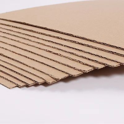 Διπλό πάχος κυματοειδή φύλλα Pads διπλό τοίχωμα φύλλα καφέ